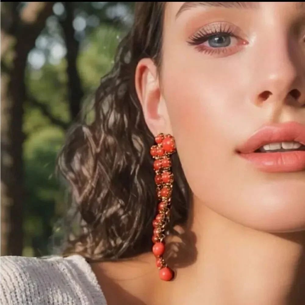 Bohemian drop earrings A1000